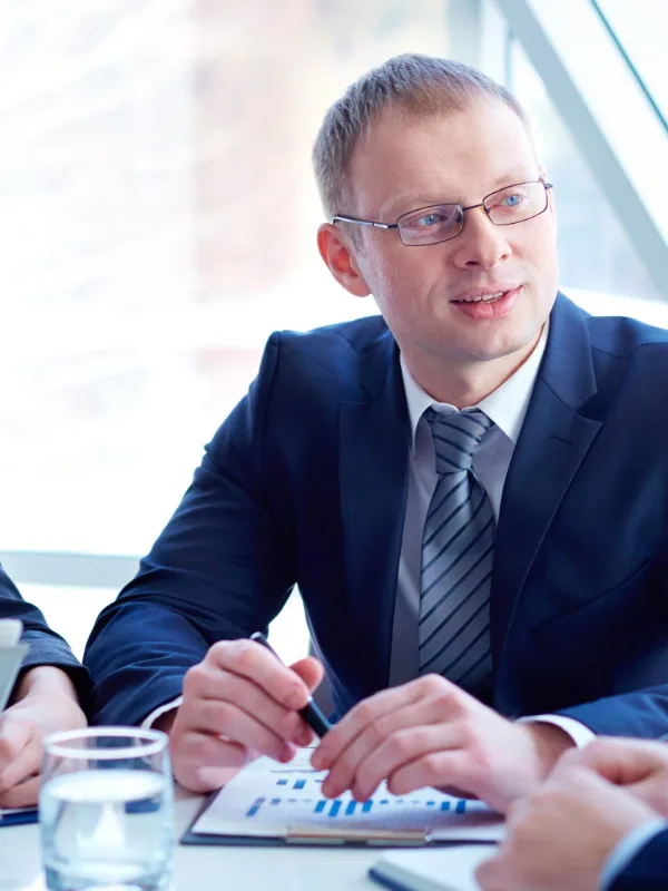 DialFox B2B sales development professional on a call